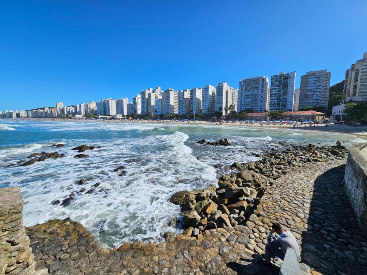 Frente Mar! Apartamento Top, Experiencia Unica! Guarujá Extérieur photo